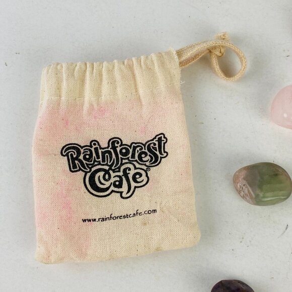 Rainforest Cafe Collectible Colorful Polished Rocks Lot of 14 Pieces With Bag - Picture 2 of 7